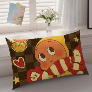 Healing Cartoon Star Baby Skin-friendly Flannel Pillowcase Universal Student Pillow Cover Detachable Washable Core Case Single
