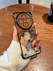 Ultra Thin Creative Dog X100s Transparent Hard Shell for VIVOX300Pro X90/200 X70 X50 X80 Y500 Semi Wrap No Frame Mobile Phone Case