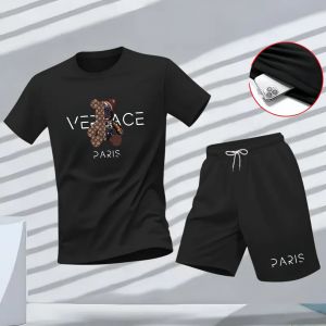 Bộ Đồ Thể Thao Mùa Hè Nam Thời Trang Đường Phố Áo Thun Hip-hop Ngắn Tay Áo Phông Thể Thao Ngoài Trời Kèm Quần Short