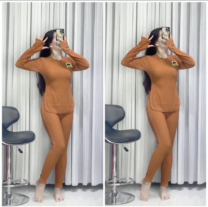 Beles Set -Áo Hai Dây Ôm & Quần Ống Suông Xẻ Tà