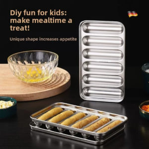Household Sausage Mold Made of Stainless Steel Steaming Cake Meat Sausage Baby Childrens Ham Sausage Making Baby Food Aid Tool