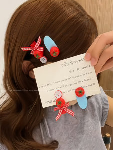 PINK EMPRESS | Korean Red Tomato Style Hair Clip