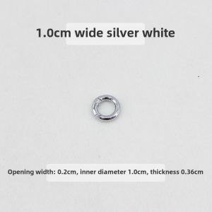 New Spring Open Ring Metal Ring Bag Accessory Zinc Alloy Carry Handle Circle Buckle Roman Curtain Small Loop Fashion Accessories