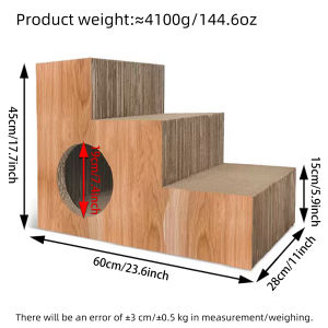 Staircase Cat Scratching Board Short Legged Elderly Cat Friendly Modulated BB Furrow 60*45cm Free Shipping by SF Express