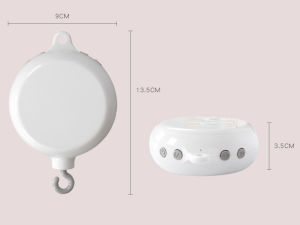 Exported to UK Stuffed Rabbit Bed Bell Car Hanging Crib Music Crib Hanging Toy Baby Music Rotate Bed Bell