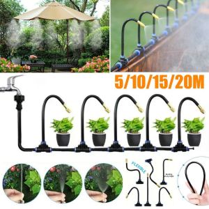 5-30m/Automatic Watering Kits Brass Micro Misting Spray Cooling System Kit Garden Agriculture Greenhouse