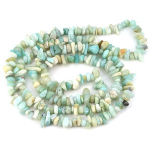 5-8mm Natural Colorful Amazonite Irregular Shape Beads Freeform Chips Gravel Spacer Bead for Jewelry Making Bracelet Necklace