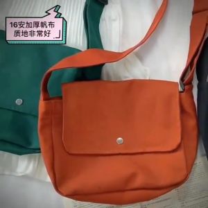 Tas Selempang Kanvas Pria & Wanita Canvas Vintage Crossbody Premium Handmade Casual Modern