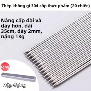 GESHU | Que Thép Không Gỉ cho Nướng và Nướng BBQ