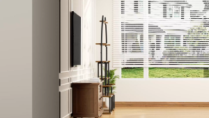 U-Shaped Metal Storage Rack With LED Bookshlef Living Room Display Rack Home Rack Organizer 置物架
