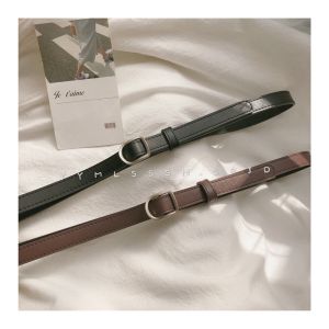 Korean Style No Hole Belt Women Simple Match All Ins Decorative Jeans Student Casual Pants Leather Belt Fashion Accessories