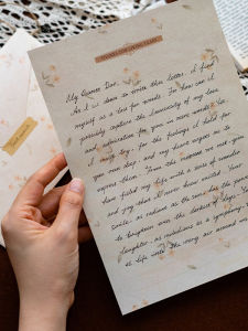 Thickened Retro Love Letter And Envelope Set Handwritten Expression of Affection Gift for Girlfriend Premium Feeling Stationery