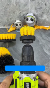 Bộ đầu chà vệ sinh khe góc và bề mặt cứng