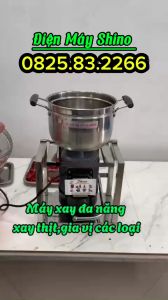 Máy xay thực phẩm Inox. xay thịt đánh ruốc... đa năng