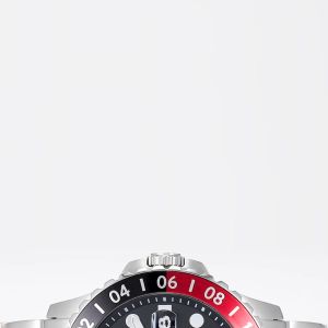 Fossil Mens Fossil Blue Gmt Analog Watch ( FS6092 ) - Quartz Silver Case Round Dial 24 MM Silver Stainless Steel Band