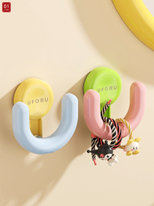 Water-Draining Bathroom Hook Wall Mount No Drilling Required