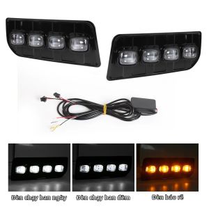 Đèn LED Chạy Ban Ngày DRL Đèn Sương Mù Xi Nhan Cho Toyota 4Runner LTD Limited 2013-2022 Nhiều Màu Sắc Phụ Kiện Ô Tô LED ABS