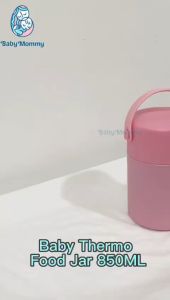 🇲🇾 Ready Stock Baby Thermo Food Jar 850ML Stainless Steel Makanan Bayi Termos Bubur Baby Tahan Panas Thermos Soup Jar