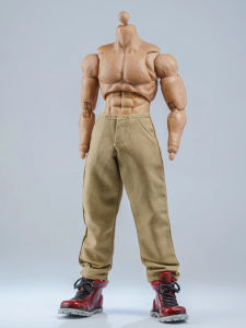 Loose Casual Pants for 1/12 Scale Action Figures Mens Romankey 6 Inches Trendy Loose Fit Comfortable Pants Collectible Toys