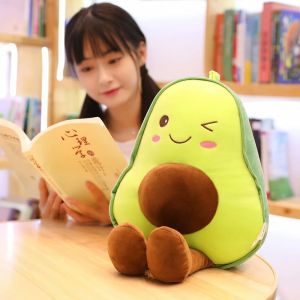 28-38CMHot Selling Kawaii Fruit Plush Soft And Comfortable Avocado Plush Toy Ornaments Cushion Can be used As A birthday Gift