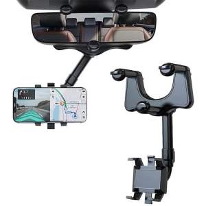 Holder Mobil Handphone Fleksible Jepit Kaca Spion 360 Derajat Car Holder Multifungsi Bracket