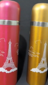 Termos PARIS Stainless Steel 500ml Termos Air Tahan Panas Dingin Botol Minum Karakter