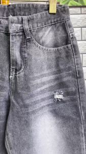 quần bò jean nam baggy cạp cao ống rộng cao cấp đẹpchất jean dày không co giãn đứng form tôn dáng dễ phối đồ