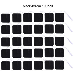 YINHANG | 50-100Pcs 4x4cm Electrode Pads for Electric TENS Acupuncture Physiotherapy Nerve Stimulator Digital Therapy Machine Accessories