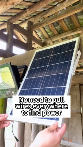 solar light with solar panel 80000W outdoor waterproof IP68 solar flood light original 10000LED 800000mAh street lamp 48H