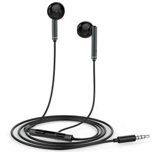 Huawei Original Wired Headphones AM116 3.5MM round Head Half In-Ear Style Audio with Line Control for Android And iOS