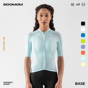 Soomom | Breathable Summer Short Sleeve Womens Cycling Jersey