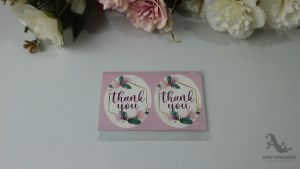 10 Pcs Thank You Sticker DIY Label TY030