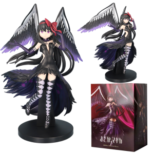 Bandai | Puella Magi Madoka Magica Sitting Chair Anime Figure Kaname Madoka Akemi Homura PVC Statue Desktop Ornament Collectible
