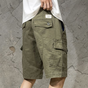 Cool Sensation Workwear Shorts Original Designer Trendy Casual Loose Fit Five-Quarter Thin Mens Pants Summer Straight Leg