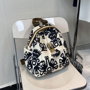 กระเป๋าเป้สะพายหลังเดินทางแบบสะพายไหล่สำหรับผู้หญิง กระเป๋าใส่หนังสือแบบลำลอง น้ำหนักเบา กระเป๋าสะพายไหล่แบบมีซิป กระเป๋าใส่ของสำหรับเดินทางแบบลำลอง