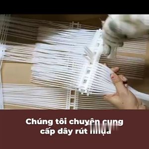 Dây rút nhựa (1KG) Dây thít nhựa trắng và đen chất lượng cao tiết kiệm chị phí.