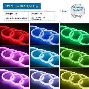 LAISILIMANWEI | Color-changing Waterproof LED RGB Neon Flexible Light Strip