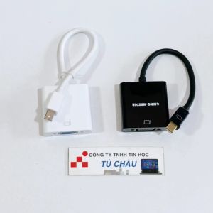 Cáp Mini DisplayPort ra VGA (Mini DB to VGA) / Cáp dài 25Cm