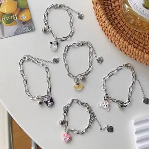 Dreamo Fashion Lovely Cartoon Sanrio Bracelet For Girls Cute Animal Adjustable Bracelets Students Childrens Friends Jewelry Gifts