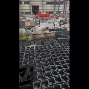 Rectangle Plant Pot Large Planter Box Flower Pot Box Large Customized Outdoor Stainless Steel Finished Product Combination 花盆