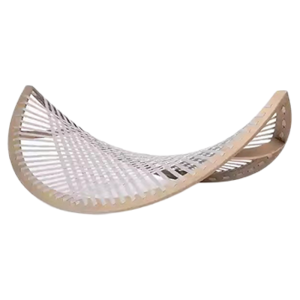 GAOBIGEGE | Outdoor Sun Protection Teak Wicker Lounger for Courtyard Pool and Guesthouse