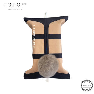 Luxurious Plush Tissue Paper Storage Bag for Living Room JOJOS L PD Fruit Nordic Style Short Velvet Drawstring Bag Household Organizer