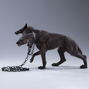 Đồ Chơi Mô Hình Động Vật JXK Hell Hound Realistic Resin Animal Statue Collectible Doll Static Display Artwork Original Design