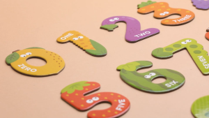 MiDeer Kids Learning Alphabet Magnets Letter Magnetic Fridge Magnet