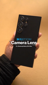 [Viền mỏng] Cường lực Camera Kuzoom AR Clear cho Samsung S26 Ultra / S25 Ultra / S24 Ultra - Khung trợ dán