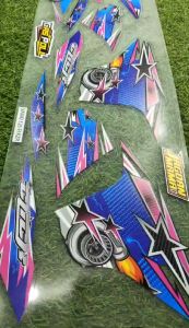 Striping Lis Sticker Vario 125 Fi Lama Kzr Bahan Polet Transparan Bening Variasi