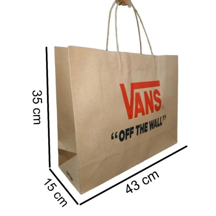 Paper Bag Vans Besar Ukuran 43 15 35 cm Lazada Indonesia