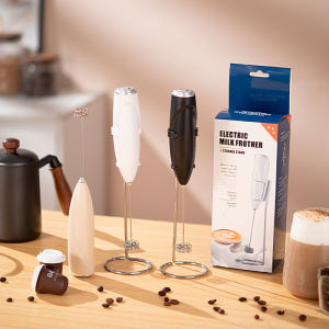 เครื่องตีฟองนมแบบแบตเตอรี่ เครื่องตีฟองนมไฟฟ้า เครื่องตีไข่แบบมือถือ เครื่องกวนอาหารไฟฟ้ามัลติฟังก์ชั่น