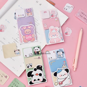 100 sheets/pack Sticky Notes Cute Animals Themes Writing Memo Pads Back to School Office Supplies Small Gift