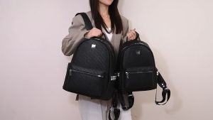 Balo Da Thời Trang Balô da Lv Da Pu Cao Cấp Balo mc Cặp Đi Học Đi Chơi Balo Đựng Laptop 14 Inch CATTIE CB041